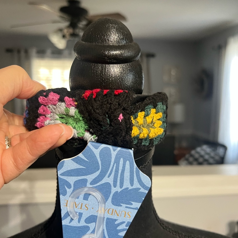 Boho Colorful Crochet Headband,NWT
